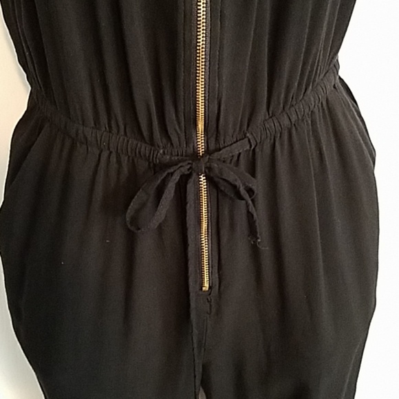 Slimming black and gold jumpsuit - Picture 6 of 6